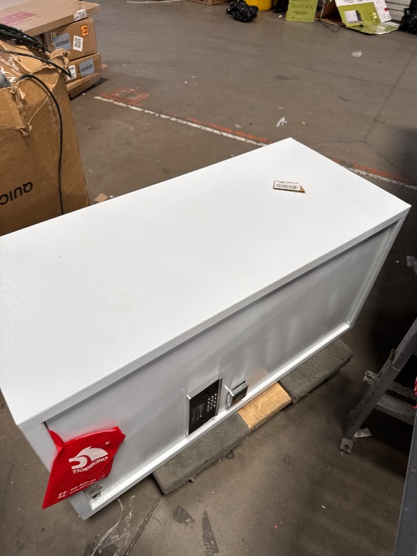 Photo 1 of ?US STOCK?TIGERKING 11.5 Cubic Feet Extra Large Heavy Duty Safe Box, Home Safe with Double Safety Key Lock and Separate Lock Box, Digital safe with 3 Removable Shelf for Home Hotel Office,180lbs