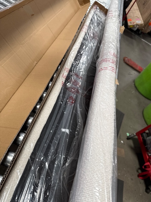 Photo 1 of **************INCOMPLETE ITEM, THIS IS ONLY BOX #2 OUT OF 2 TOTAL************
Merax Queen Size Boucle Bed Frame with Curved Headboard, White Upholstered Cloud Platform Bed, Solid Wood Base, Soft Rounded Corners Design, No Box Spring Needed, Easy Assembly,