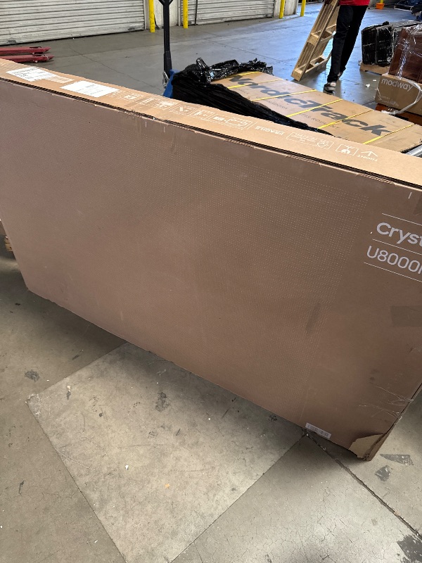 Photo 1 of **Parts Only** Samsung 75-Inch Class Crystal UHD U8000F 4K Smart TV (2025 Model) Endless Free Content, Crystal Processor 4K, MetalStream Design, Knox Security, Alexa Built-in