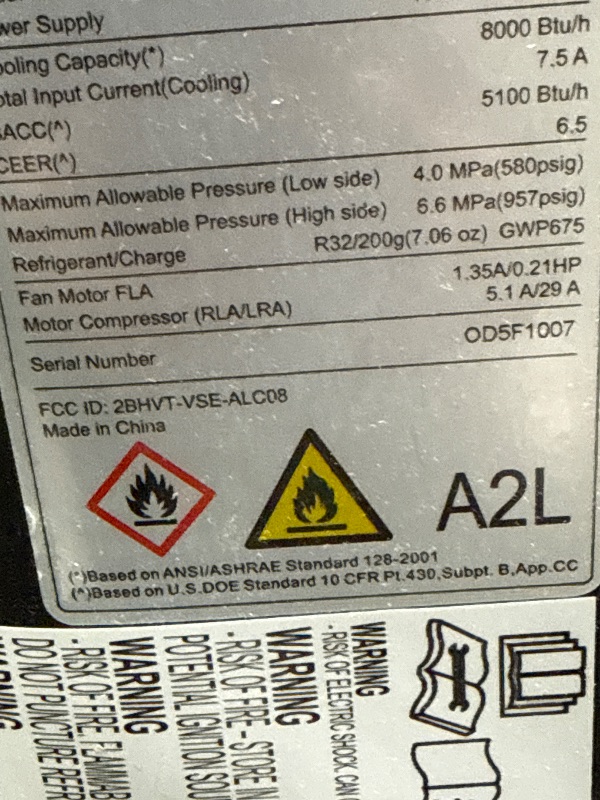 Photo 1 of ***heavy use***Humhold 14000 BTU Portable Air Conditioners with Remote Control, 3-in-1 Free Standing Cooling AC Unit with Fan & Dehumidifier, Cools Room up to 700 sq.ft, Smart/Sleep Mode,3 Speed,Auto Swing,24H Timer