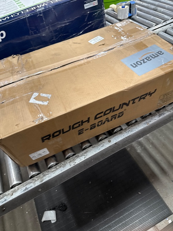 Photo 1 of ****PARTS ONLY***Rough Country Power Running Boards for Chevy Silverado & GMC Sierra 1500 / 2500HD / 3500HD Crew Cab (2014-2019) - Automatic Retractable Electric Side Steps with LED Lights, No-Drill Install