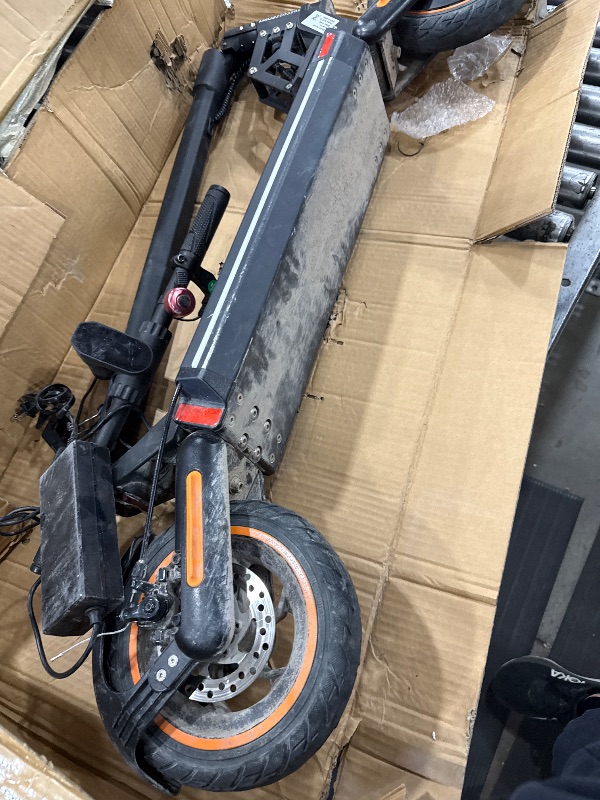Photo 1 of ***Parts Only*** Electric Scooter for Adults - 500W Motor/10”Solid Off-Road Shock Tire,24MPH Max Speed Folding E-Scooter,Front and Rear Dual Suspension Lightweight Scooter for Campus Passage Urban Travel,UL Certified