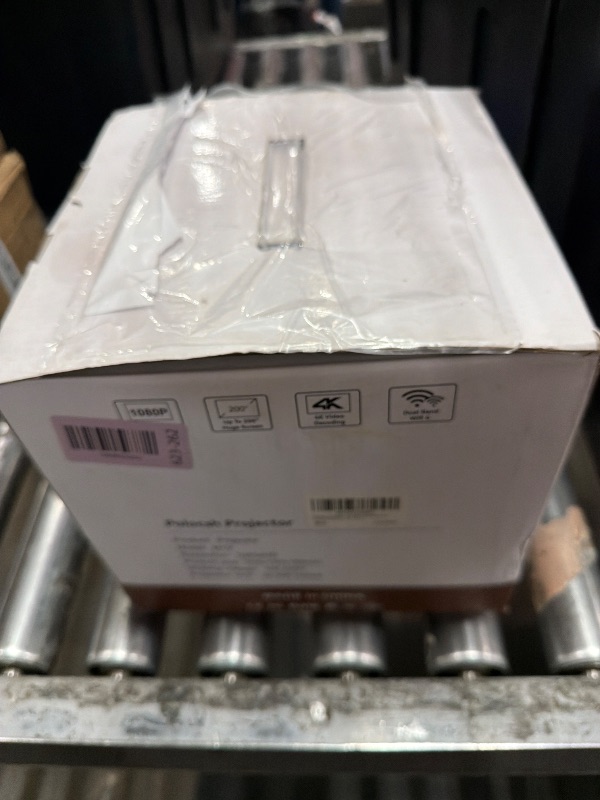 Photo 1 of [Native 1080P & Official Licensed Apps] Polocsh 4K Projector with WIFI 6 and Bluetooth, 1000ANSI Smart Projector with Auto Keystone Protable Projectors Home Movie Outdoor Mini Proyector (Grey)