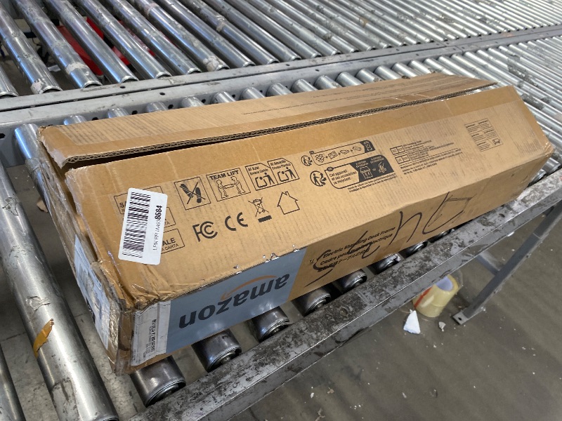 View 3 of ***PARTS ONLY***Marsail Electric Standing Desk with Drawers, 55? x 28? Height Adjustable Sit Stand Up Desk with Storage Shelf, Ergonomic Home Office & Computer Table with 4 Memory Heights, Maple