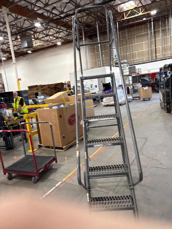 Photo 1 of **MISSING FRONT WHEELS, DAMAGE TO BACK WHEELS**U design configurable ladder 7 steps