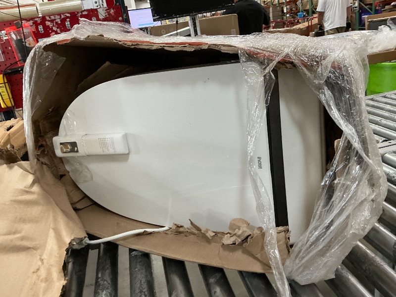 Photo 1 of (untested) Smart Toilet with Bidet Built in,One Piece Toilets with Tank,Dual Auto Flush,Foam Dispenser,Deodorization,Foot Sensor,Blackout Flush,Heated Seat,Warm Water,Bidet Toilet for Modern Bathroom,Night Light