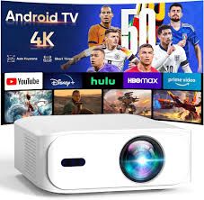 Photo 1 of [Short Throw/Built in Apps] Projector 4K with WiFi and Bluetooth, 2000ANSI TOF Auto Focus Keystone Smart Projector for Dolby Audio Home Theater Movie, Kogata Outdoor Projector Portable Ceiling 