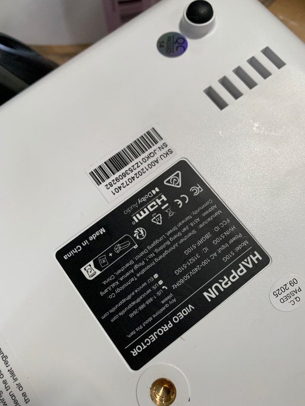 Photo 1 of [Short Throw/Built in Apps] Projector 4K with WiFi and Bluetooth, 2000ANSI TOF Auto Focus Keystone Smart Projector for Dolby Audio Home Theater Movie, Kogata Outdoor Projector Portable Ceiling 