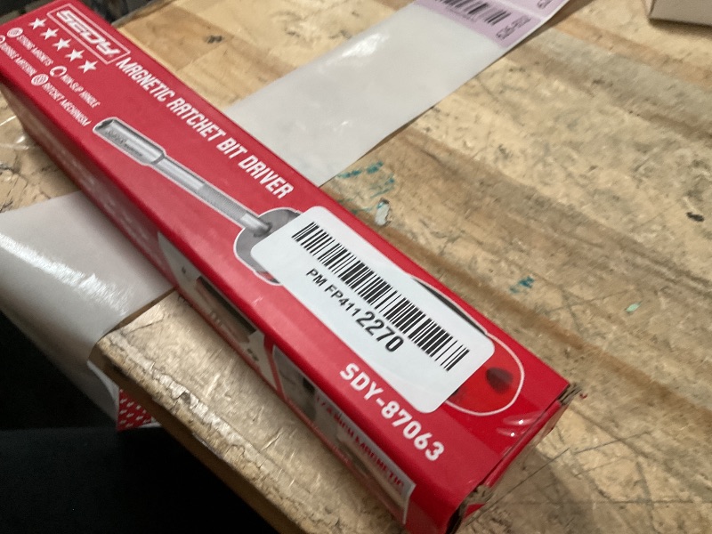 Photo 1 of 1/4? Magnetic Ratcheting Screwdriver, Durable Bit Holding Screwdriver With Non-Slip Handle 220mm Long Multi Tip Screwdrivers Ratchet Bits Driver Ergonomic Cushion Grip For Garage & Daily Repair