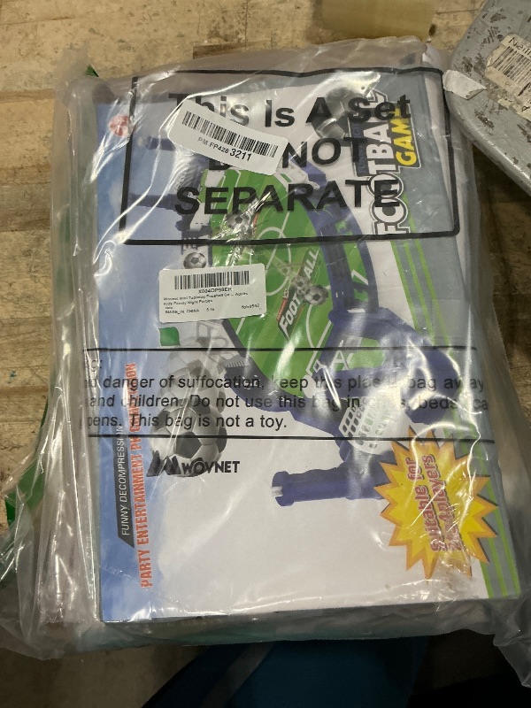 Photo 1 of 2 Set Mini Soccer Board Game for Kids Soccer Gifts, Foosball Table Football Pinball Interactive Sports Game for Adults Boys Girls Family Playroom Night Party