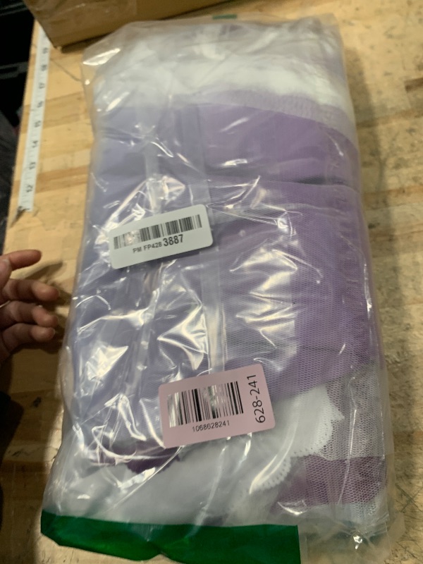 Photo 1 of *************************Missing one curtain***********
indistar Colourful Stripe Star Cut-Out Blackout Curtains for Bedroom,2 Layers Mix Design of Fabric & Tulle,Pretty Window Curtain for Kids Room 1 Panel (W52 x L63 Blue Purple)