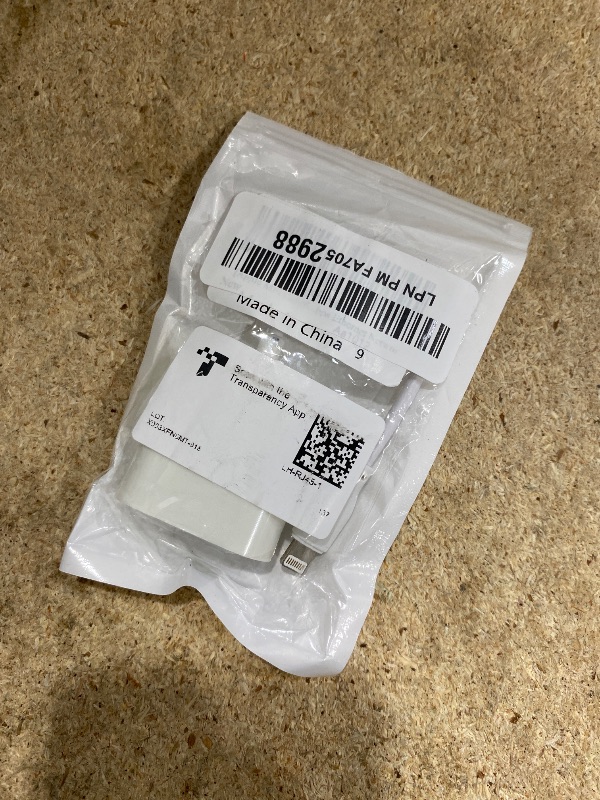 Photo 1 of [Apple MFi Certified] 2 in 1 RJ45 Ethernet LAN Network Adapter with Charge Port, Lightning to Ethernet Adapter, Compatible with iPhone/iPad/iPod, Supports 100Mbps Ethernet Networ