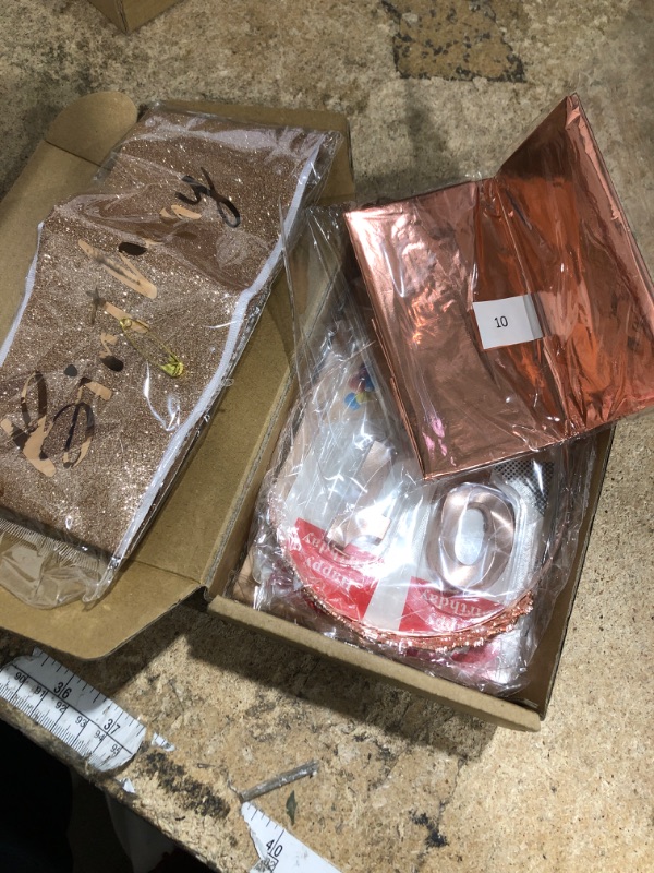 Photo 1 of 
Trgowaul 10th Birthday Decorative Balloon Set Girls Arch, Rose Gold 10th Birthday Banner and Party Tablecloth, Belt and Tiara, Pink Gold 10th Balloon, Pink Birthday Cake Top, Latex Balloon * 60