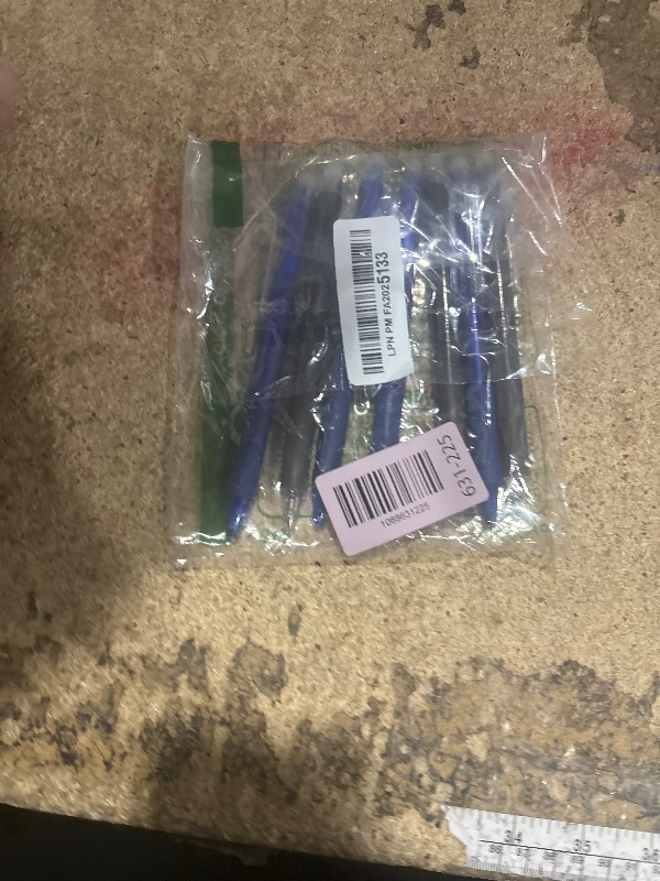 Photo 1 of 10 Pack Erasable Gel Pens 0.7mm Fine Point Gel Erasable Ink Pens Retractable Pen Clicker Make Mistakes Disappear Comfort Grip with Eraser for Smooth Writing Drawing Planner Office Supplies Black Blue