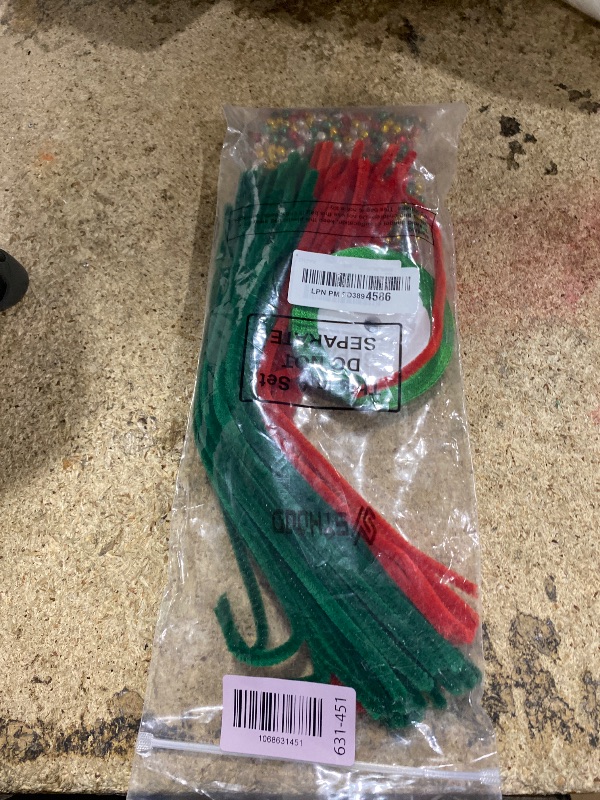 Photo 1 of 1000 Pieces Christmas Jingle Bells for Craft Small Christmas Bell Colored Jingle Bell Christmas Tree Decor Bells with 50 Pieces Chenille Stems Cleaners 25 Yards Green Ribbons for Christmas Decor 6mm