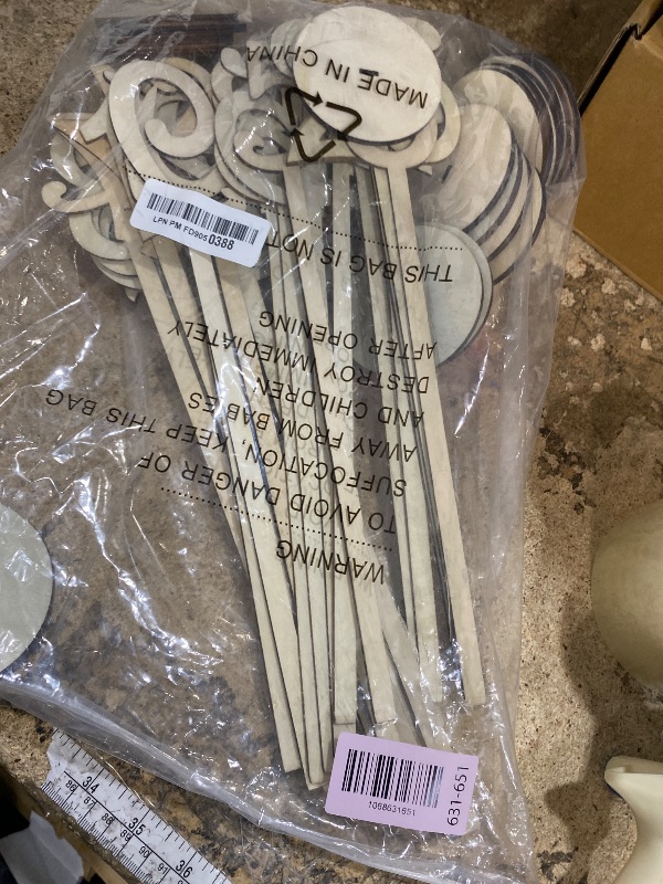 Photo 1 of 30 Pcs Wood Table Numbers Wedding 1-30 for Reception Stands Seat Table Numbers with Holder Base for Wedding Party Event Catering(Wood Color)