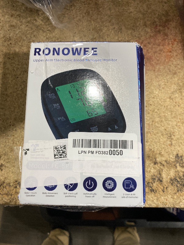 Photo 1 of Blood Pressure Monitor Upper Arm: Automatic Blood Pressure Monitors for Home Use - Electric BP Machines Large Cuff 8.7"-16.5" Adjustable - LCD Digital Display 2 Users 99 Sets Memory