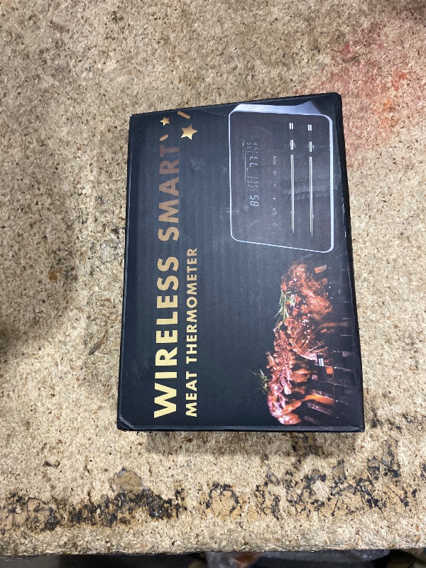 Photo 1 of (ONLY ONE PROBE) Meat Thermometer Wireless with 2 Probes, 800FT Bluetooth Digital Thermometer with Smart APP, Temp Precise Improved by 100%, Instant Read Food Thermometer with Alerts for Oven Smoker BBQ Grill