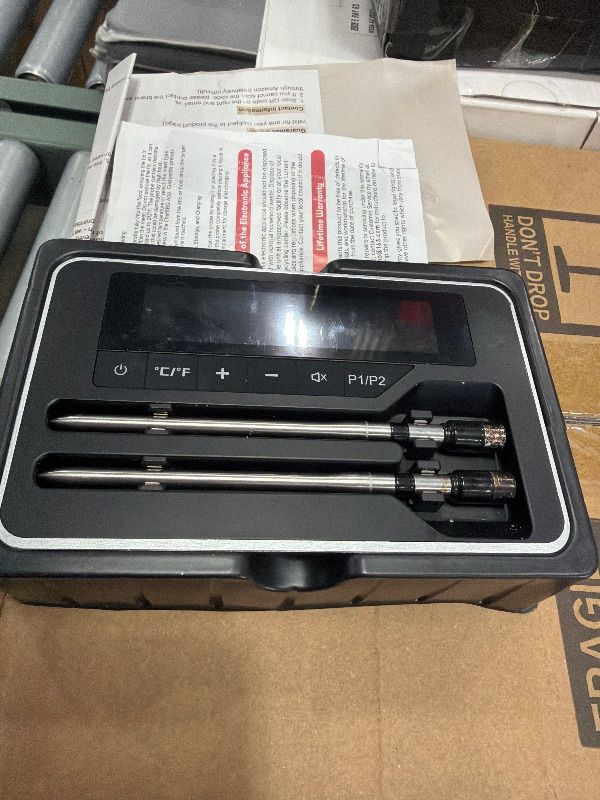 Photo 1 of (ONLY ONE PROBE) Meat Thermometer Wireless with 2 Probes, 800FT Bluetooth Digital Thermometer with Smart APP, Temp Precise Improved by 100%, Instant Read Food Thermometer with Alerts for Oven Smoker BBQ Grill