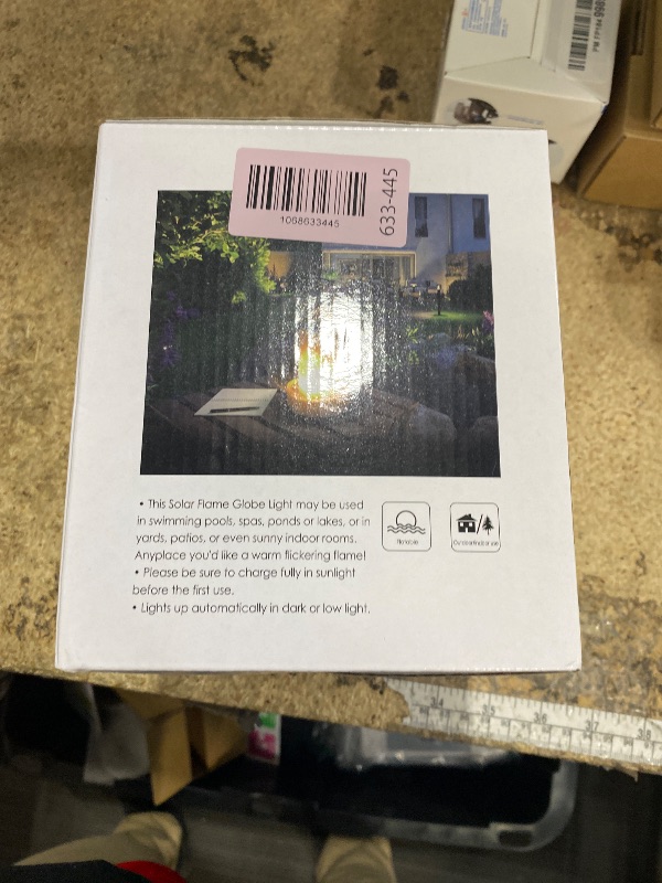 Photo 1 of ***NONFUNCTIONAL*** VISOFO Solar Floating Pool Lights for Swimming Pool | Outdoor Waterproof Decorations Solar Powered Flame Led Lamp Inground Pond Flickering Decor Party Event Night Above Ground IP68 (1 pcs)