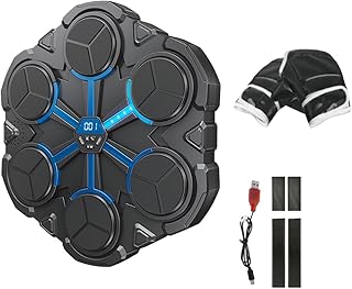 Photo 1 of Music Boxing Machine, Smart Wall-Mounted Punching Target with LED Counter, Bluetooth Music, 3 Interactive Modes, Training Workout & Fitness for Home **Missing the wires**