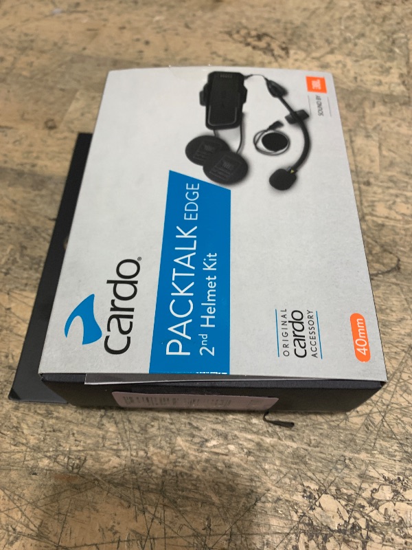Photo 1 of Cardo Packtalk Pro/Edge 2ND Helmet Kit - Sound by JBL, Perfect for Your Additional Helmet, Allows for Simple Moving Your Communicaion System Between Helmets