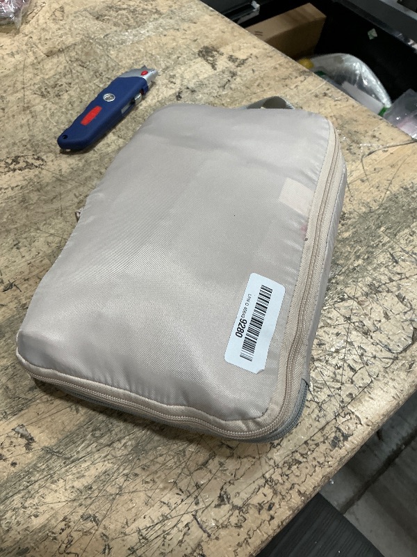 Photo 1 of 10 Set Compression Packing Cubes for Travel Gifts Women Mom,OlarHike Luggage Clothes Organizer for Travelers,Airplane/Cruise/Car/Train Travel Essentials,Compressible Expandable Saver Space Bags(Beige)