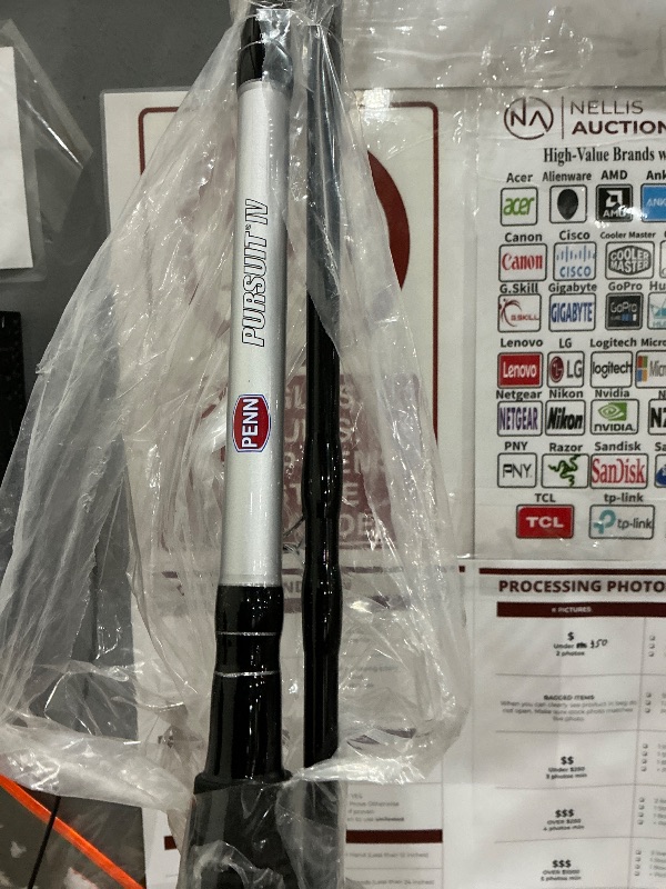 View 4 of **FOR PARTS ONLY**
PENN 10’ Pursuit IV 2-Piece Fishing Rod and Reel (Size 4000) Surf Spinning Combos, 10’, 2 Graphite Composite Fishing Rod with 5 Reel, Durable and Lightweight, Black/Silver