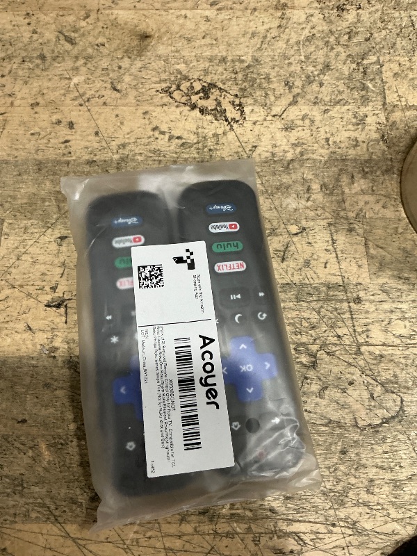 Photo 1 of (Pack of 2) Replacement Remote Control Only for Roku TV, Compatible for TCL Roku/Hisense Roku/Onn Roku/Sharp Roku/Element Roku/Westinghouse Roku/Philips Roku Smart TVs (Not for Roku Stick and Box)