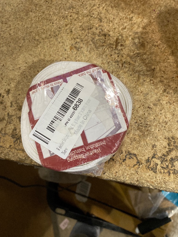 Photo 1 of ?2025 New Upgrade? Wide Silicone Weather Stripping Door Seal with Strong Adhesive 2" x 20 ft, Draft Stopper for Garage, Shower & Sliding Doors - Gap & Under Door Protection, White