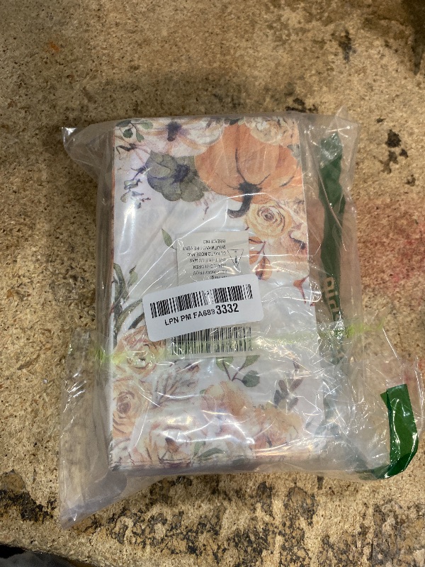 Photo 1 of 100PCS Fall Watercolor Pumpkin Rose Decoration Disposable Guest Napkins Thanksgiving Birthday Wedding Party Dinner Hand Napkin Autumn Harvest Decorative Napkins Party Decorations