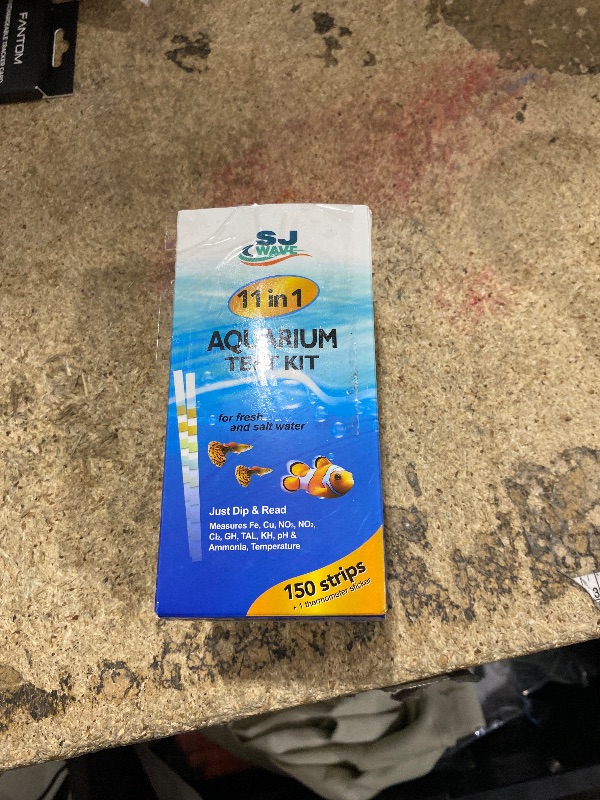 Photo 1 of 11 in 1 - Aquarium Test Strips | 950 Tests - 150 Strips | Fish Tank Aquariums Water Test Kit & ebook | Aquarium Thermometer | Fish Tank Water Testing Kit Includes 50 Ammonia Strips | Versatile Usage