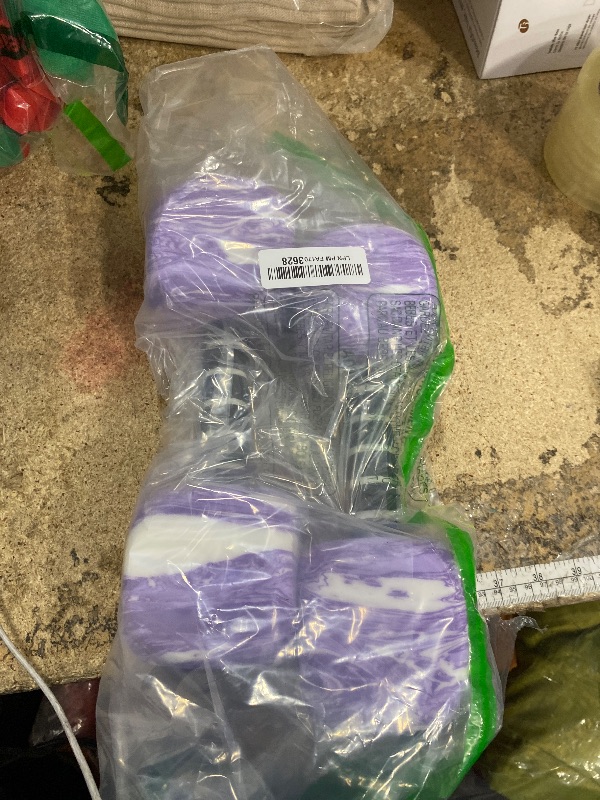 Photo 1 of 2Pack Water Dumbbells, Aquatic Exercise Dumbbells, EVA Foam Barbells for Men Women Youth Water Workouts (Purple+White)