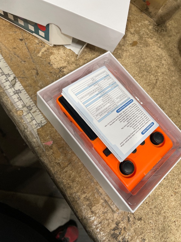 Photo 1 of ***missing sd card and charger***R40S Pro Handheld Game Console, Over 30,000 Pre-Installed Games, More Than 20 Retro Emulator Systems, 3.5 inch IPS Full-View HD Screen?256GB (Yellow)