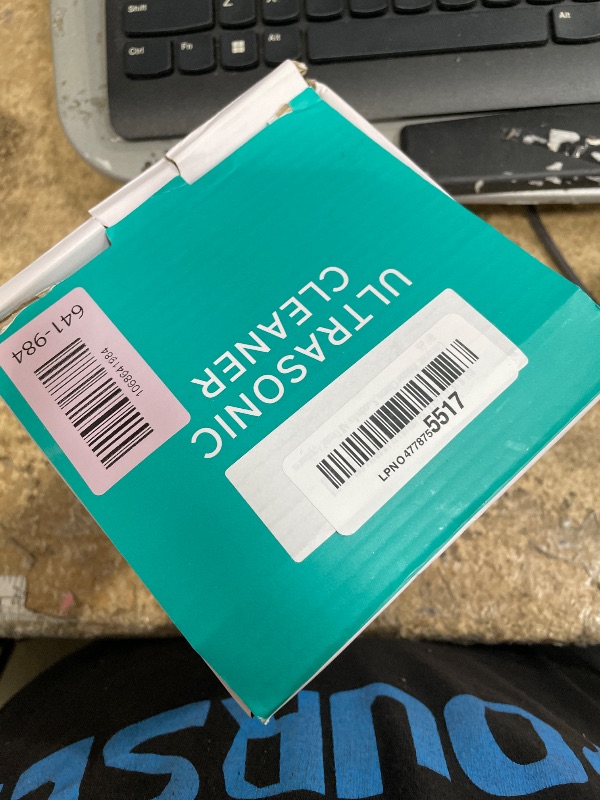 Photo 1 of ** FOR PARTS ONLY **Dental Ultrasonic Retainer Cleaner Machine: Soffiya 49kHz Denture Cleaner with 350ML for Cleaning Dentures, Mouth Guards, Aligner, Braces, Toothbrush Head & Jewelry - UV Cleaner with 4 Digital Timers