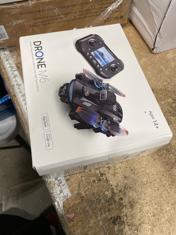 Photo 1 of **HEAVILY USED** Drone With 4K Dual Cameras, Mini Drones One Key Take Off/Landing,Brushless Motor,Altitude Hold, Waypoint Fly, Headless Mode, 360°Flip, 2 Batteries, 3 Speeds Modes,Foldable RC Quadcopter Beginners.
