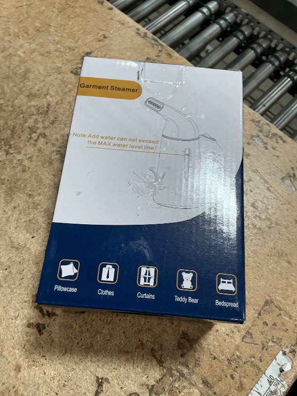 Photo 1 of ***MISSING PARTS***
Blesgam Steamer for Clothes 700W, Fast Heat-up in 40S, 120ML Water Tank, 25g/min Strong Penetrating Steam, Portable Clothes Steamer Iron for Travel and Home(GY169)