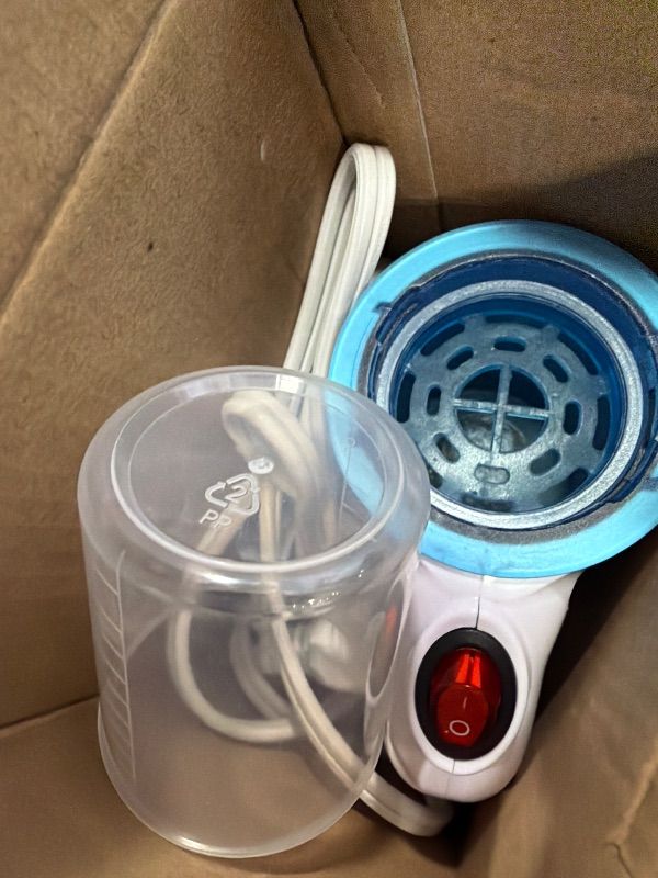 Photo 1 of ***MISSING PARTS***
Blesgam Steamer for Clothes 700W, Fast Heat-up in 40S, 120ML Water Tank, 25g/min Strong Penetrating Steam, Portable Clothes Steamer Iron for Travel and Home(GY169)