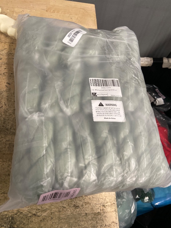 Photo 1 of 20Pack Sage Green Cheese Cloth Table Runner 10Ft Cheesecloth Table Runner Boho Gauze Table Runners Sage Green Wedding Decor for Party Bridal Shower Thanksgiving Christmas