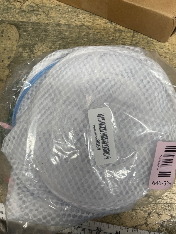 Photo 1 of 2 Pack Shoes Wash Bags,Shoe Washing Machine Bag,shoe laundry bag for washing machine?Honeycomb Mesh Laundry Bags with Zipper for Sneakers,Running Shoes,Sock,Bras,Delicates and Toys?14 in x 7.8 in?