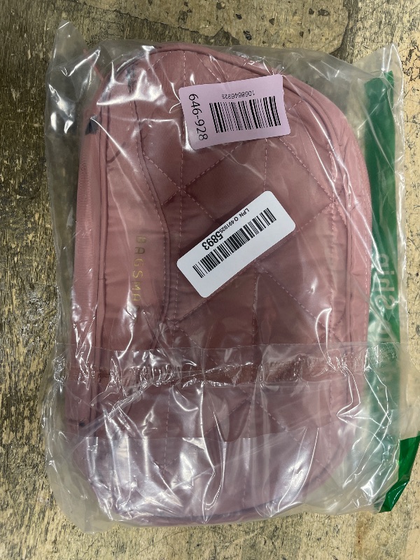 Photo 1 of **DIRTY** BAGSMART Travel Jewelry Case Jewelry Organizer Storage Roll Rings Necklaces Earrings Bracelets Brooches Watch Large Portable Dark Pink