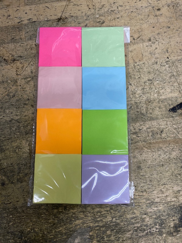Photo 1 of (24 Pads) Sticky Notes 3x3 Inches,Bright Colors Self-Stick Pads, Easy to Post for Home, Office, Notebook
