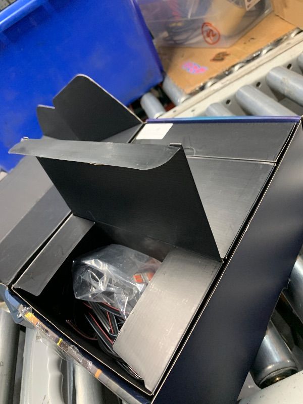 Photo 1 of (MISSING SOME LOGHTS AND CONNECTORS) ASAHOM AI Permanent Outdoor Lights S107B, 100FT with 72 RGBCW LED Lights, 30,000 Lighting Effect, Controller with Dual Output, Extend to 800FT, Cuttable for House Outdoor Decor Daily Lighting, Black