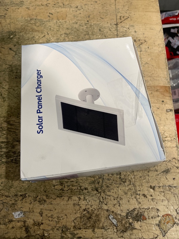 Photo 1 of 1 Pack - Solar Panel for Ring Security Camera Spotlight Cam Plus/Pro(Battery) Stick Up Cam/Pro Wireless Outdoor with 10FT/3M Long Cable Dustproof Waterproof BK