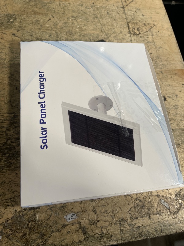 Photo 1 of 1 Pack - Solar Panel for Ring Security Camera Spotlight Cam Plus/Pro(Battery) Stick Up Cam/Pro Wireless Outdoor with 10FT/3M Long Cable Dustproof Waterproof BK