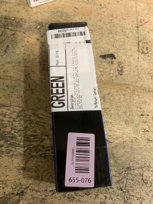 Photo 1 of **PARTIAL SET/ MISSING KEY** Orion Motor Tech Locking Hitch Pin, Fits 2" Receiver with 5/8" Diameter Hitch Pin Lock, Anti-Theft Steel Hitch Pin Lock with Key for Class III IV Hitches, Anti-Rattle Trailer Hitch Pin with O-Rings