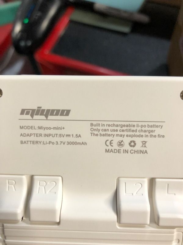 Photo 1 of **FACTORY SEALED** Miyoo Mini Plus with Portable Case Retro Emulator Handheld Game Console Latest Version with WiFi & RTC, 3.5’’ 640*480 IPS Screen 3000mAh Battery, White 64GB