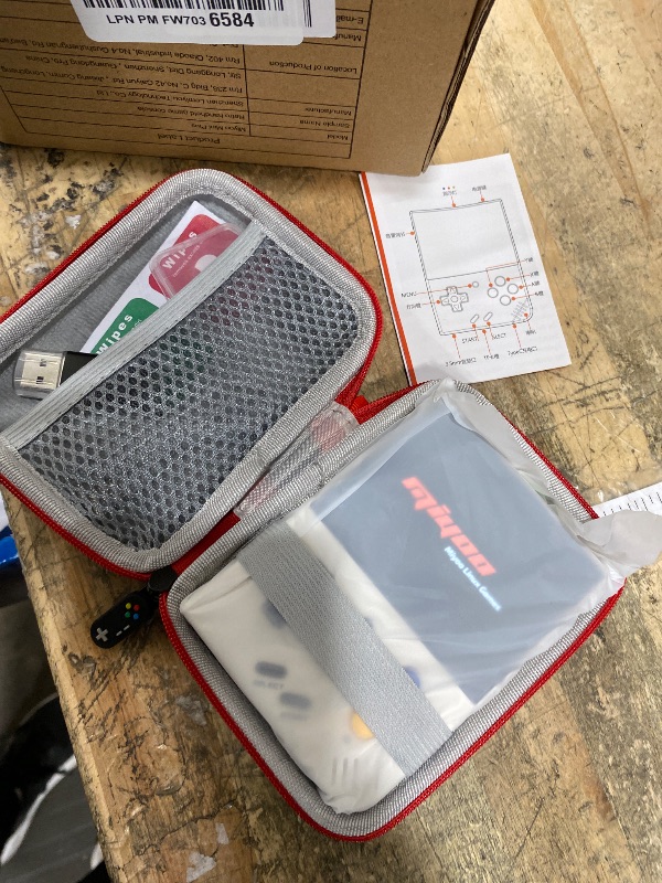 Photo 1 of ***MISSING PARTS***NP SD CARD******
Miyoo Mini Plus with Portable Case Retro Emulator Handheld Game Console Latest Version with WiFi & RTC, 3.5’’ 640*480 IPS Screen 3000mAh Battery, White 64GB