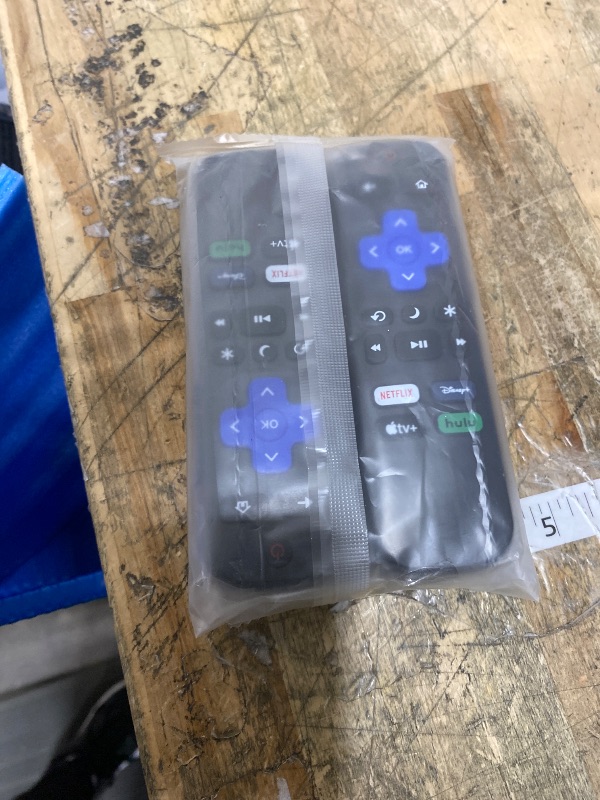 Photo 1 of (Pack of 2) Remote Control Only for TCL Onn Hisense Sharp Philips Westinghouse Insignia Element TLC Roku Smart TV Ruko Ruku Roko Remotes Replacement, Black