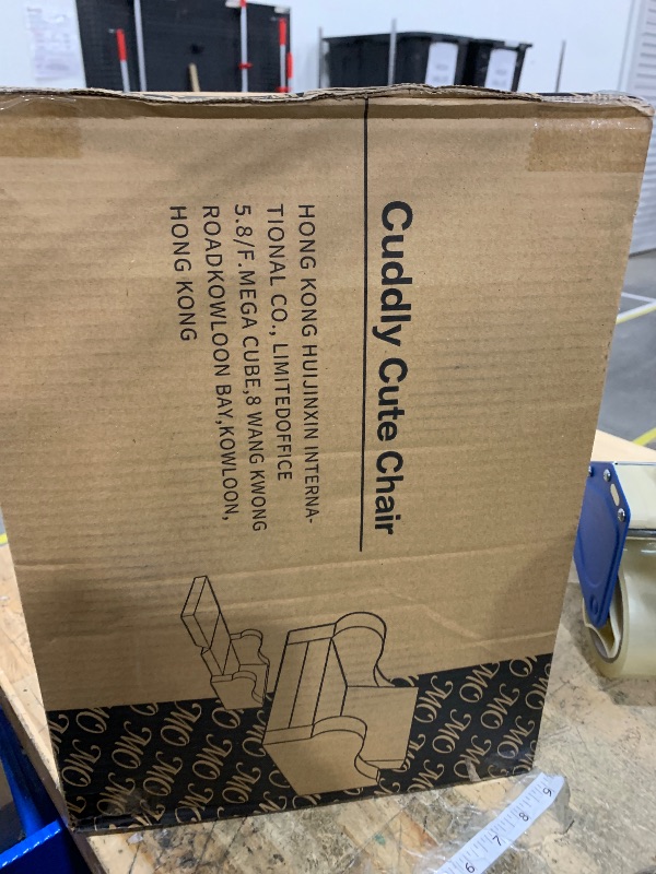 Photo 1 of **FACTORY SEALED** MOMCAYWEX Kids Sofa, 2-in-1 Flip-Out Foam Couch with Soft Sherpa Cover, Cozy Play Lounge Chair, Grey